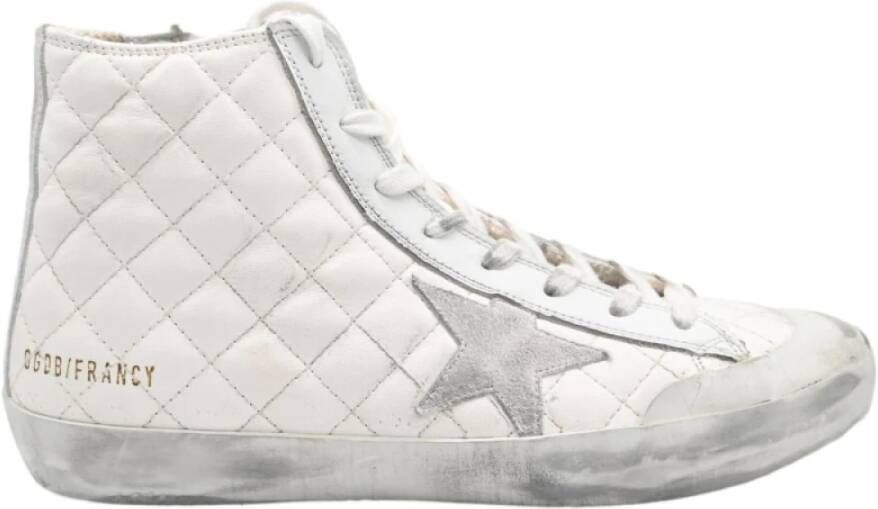 Golden Goose Quilted Nappa Sneakers Optic White Dames