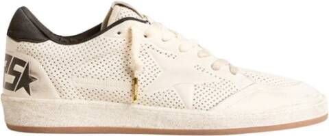 Golden Goose Retro Ball Star Sneakers Wit Zwart Goud White Heren