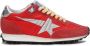 Golden Goose Rode Marathon Hardloopschoenen met Zilveren Ster Red Dames - Thumbnail 1