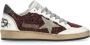 Golden Goose Rode Sneakers met Contrasterende Details Multicolor Dames - Thumbnail 14