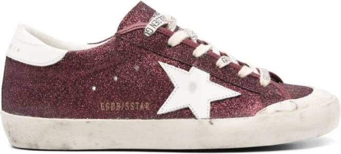 Golden Goose Rode Veterschoenen met Ster Patch Red Dames