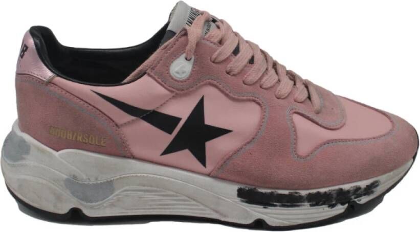 Golden Goose Roze Hardloopschoenen Authenticiteitskaart Pink Dames