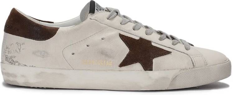 Golden Goose Ruined Effect Logo Trainers Multicolor Heren