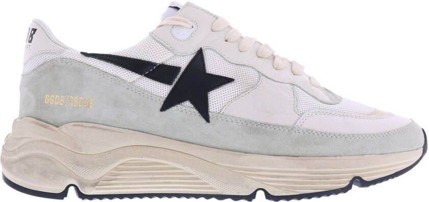 Golden Goose Running Sole Net Wit Heren