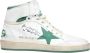 Golden Goose Scheur Teen Leren Bovenkant Ster Nylon White Heren - Thumbnail 1