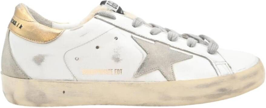 Golden Goose Shearling Beige Ice Gold Sneakers White Dames