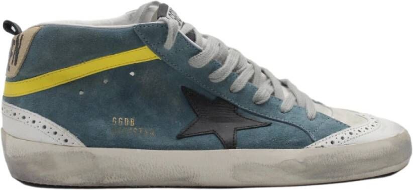 Golden Goose Sky Blue Mid Star Sneakers Multicolor Heren