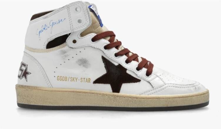 Golden Goose Sky Star Nappa Sneakers White Dames