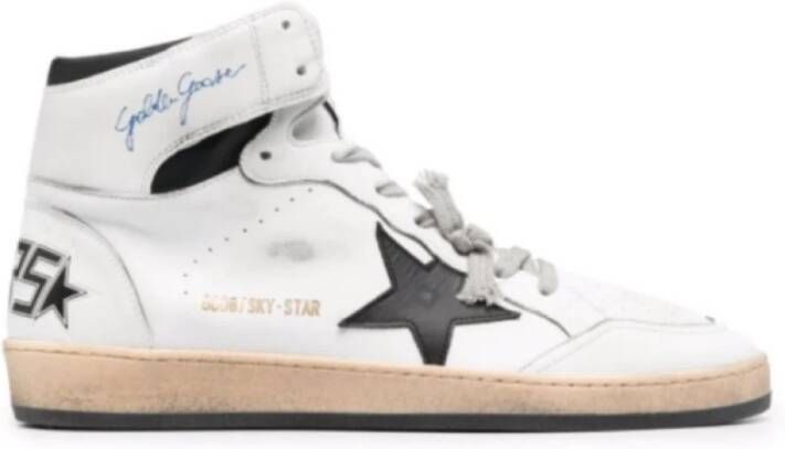 Golden Goose Sky Star Sneakers High-Top College Stijl White Dames