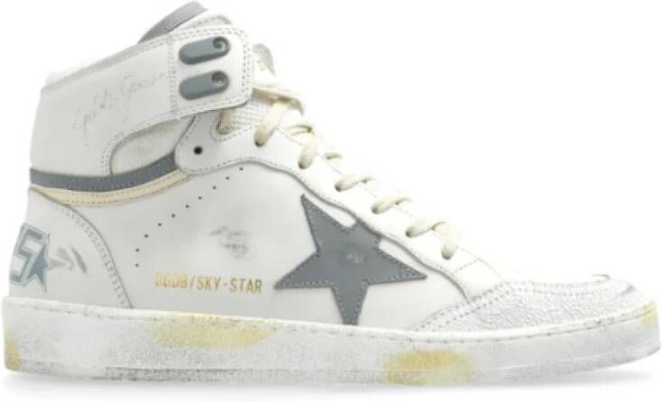 Golden Goose Sky Star Sneakers Wit Italië White Heren