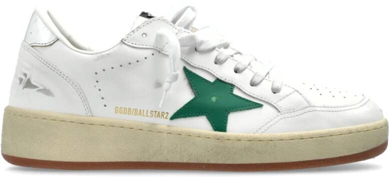 Golden Goose Witte lage sneakers met sterpatch White Heren