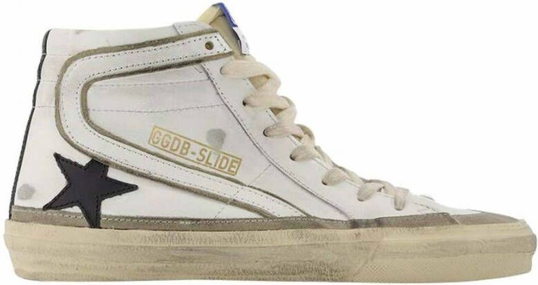 Golden Goose Slide High-Top Sneakers White Heren