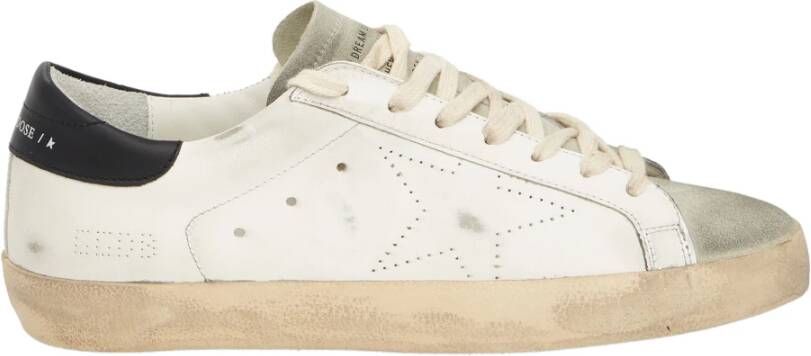 Golden Goose Superstar Low-Top Sneakers met Geperforeerde Details Wit Heren