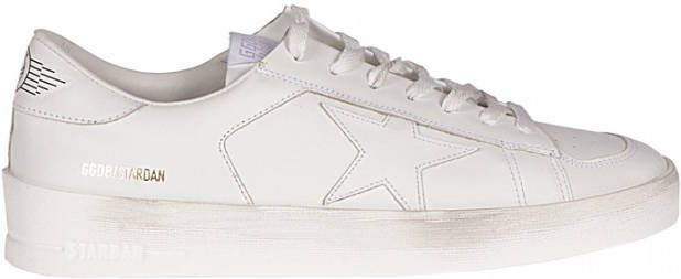 Golden Goose Stardan Leather Upper Laminated Star AND Heel Wit Heren