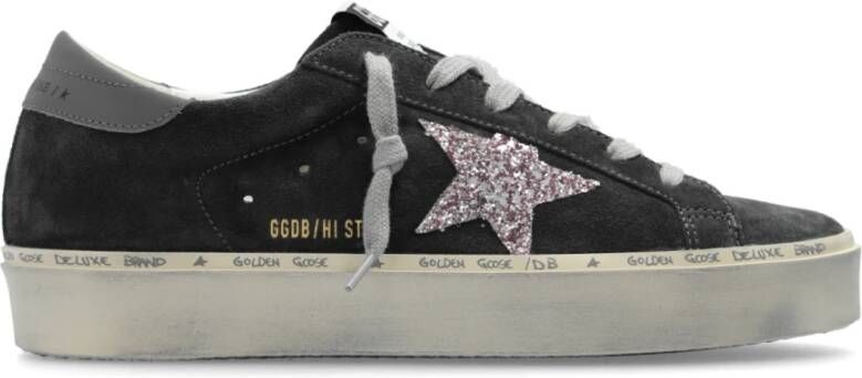 Golden Goose Suede Distressed Sneakers met Star Patch Gray Dames