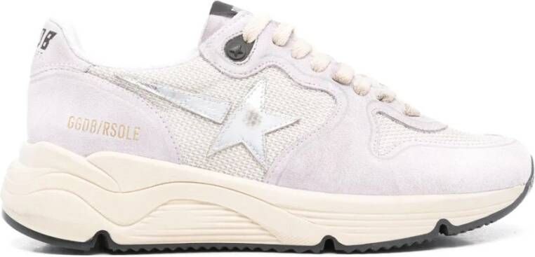 Golden Goose Sneakers met dikke zool en sterrenpatch Purple Dames