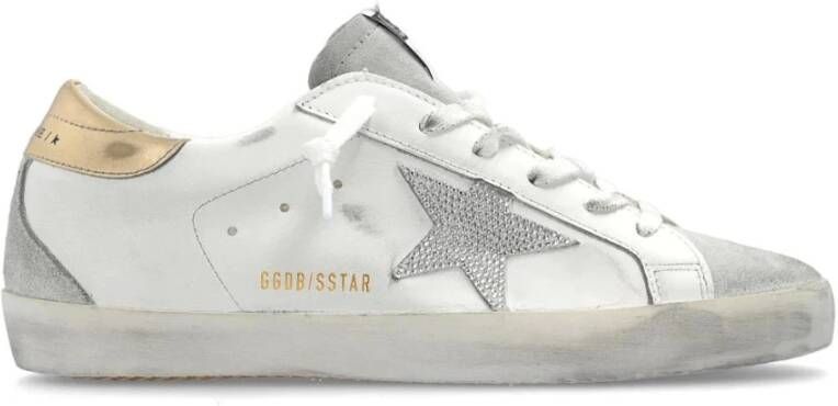 Golden Goose Sneakers met distressed-effect en signature ster White Dames