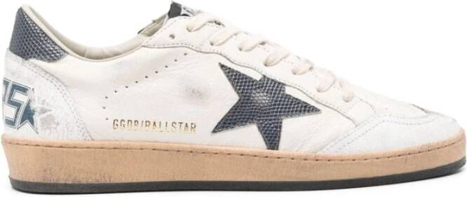 Golden Goose Kleurrijke Leren Sneakers Ball Star Stijl Multicolor Heren