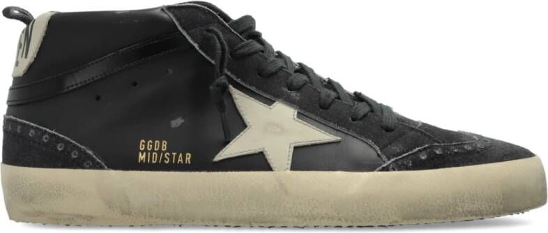 Golden Goose Sneakers Mid Star Classic Black Heren