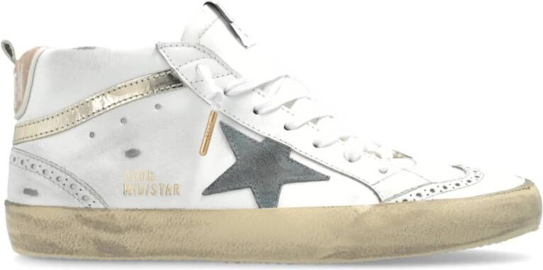 Golden Goose Sneakers Mid Star Classic White Dames