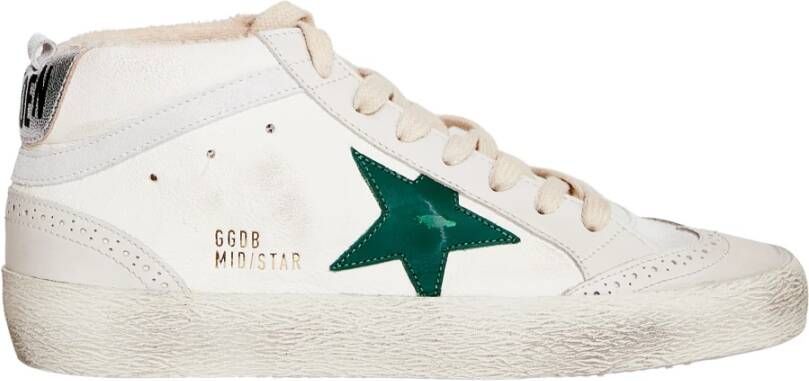 Golden Goose Sneakers Mid Star White Heren