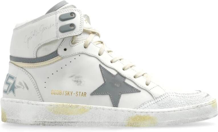 Golden Goose Sneakers Sky Star met gewatteerde tong White Dames