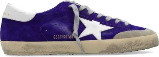 Golden Goose Sneakers Super-Star Penstar Classic Met Lis Blue Heren