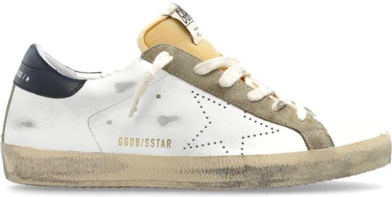 Golden Goose Sneakers Super-Star Skate Met Externe Patch White Dames