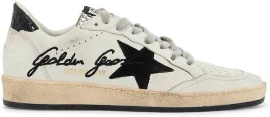 Golden Goose Sneakers van leer met strass White Dames