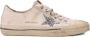 Golden Goose Sneakers van verweven canvas met glitterdetails Beige Dames - Thumbnail 1