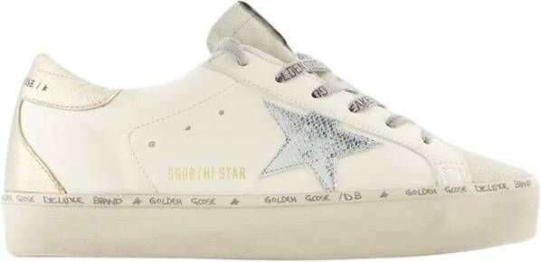 Golden Goose Hi Star Sneakers in Goud Beige Dames