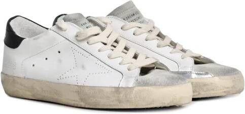 Golden Goose Superstar Low-Top Sneakers met Geperforeerde Details Wit Heren