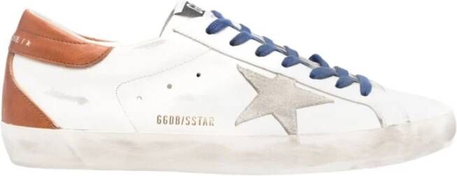 Golden Goose Stijlvolle witte leren sneakers voor heren White Heren