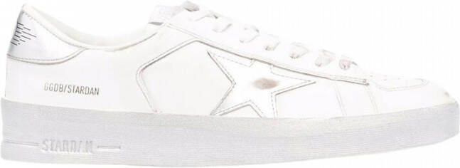 Golden Goose Stardan Leather Upper Laminated Star AND Heel Wit Heren