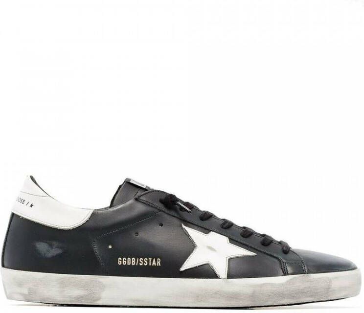 Golden Goose Scarpa Donna Super-Star Leather Upper Shiny Leather Star AND Heel