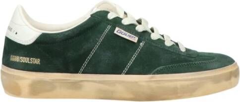 Golden Goose Soul-Star Groen Melk Sneakers Green Heren