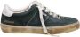 Golden Goose Groene Suède Sneakers Contraststiksels Green - Thumbnail 11