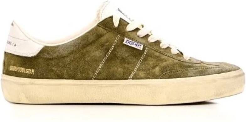 Golden Goose Soul-Star Suède Sneakers Green Heren