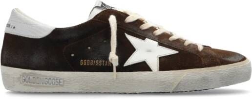 Golden Goose Sportschoenen Super-Star Classic Met Lijst Brown Heren