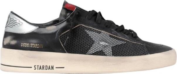 Golden Goose Stardan Leren Sneakers Black Heren