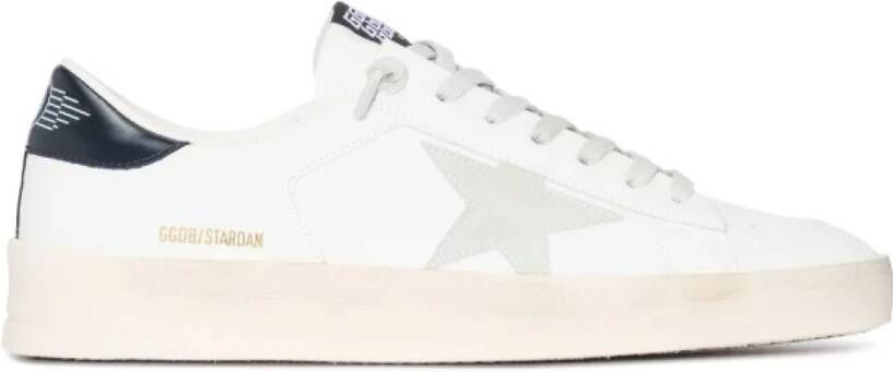 Golden Goose Stardan Leren Sneakers Zwart Heren