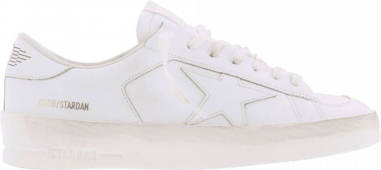 Golden Goose Stardan Leather Upper Laminated Star AND Heel Wit Heren