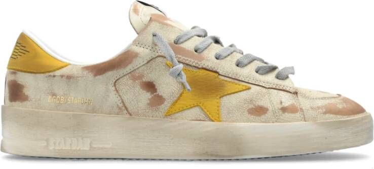 Golden Goose Beige & Neutrale Leren Sneakers Aw24 Beige Heren