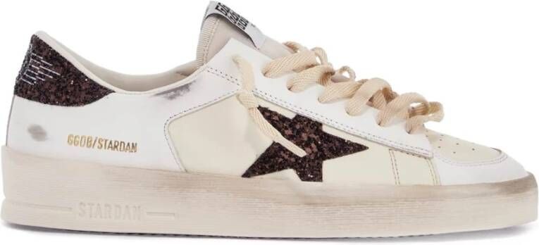 Golden Goose Stardan sneakers van verweerd leer met ster Multicolor Dames