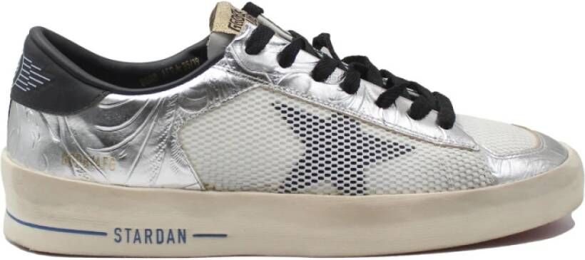 Golden Goose Stardan Sneakers Wit Zilver Zwart Gray Dames