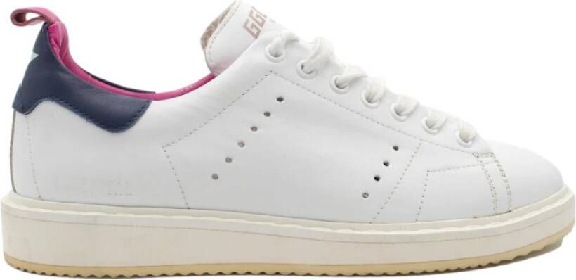 Golden Goose Starter White Purple Blue Sneakers White Dames