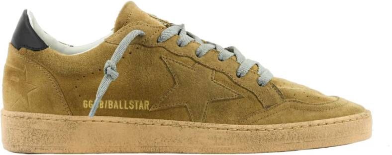 Golden Goose Stella Ball Star Leren Sneakers Brown Heren