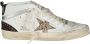 Golden Goose Stella Glitter Mid Star Sneakers White Dames - Thumbnail 1