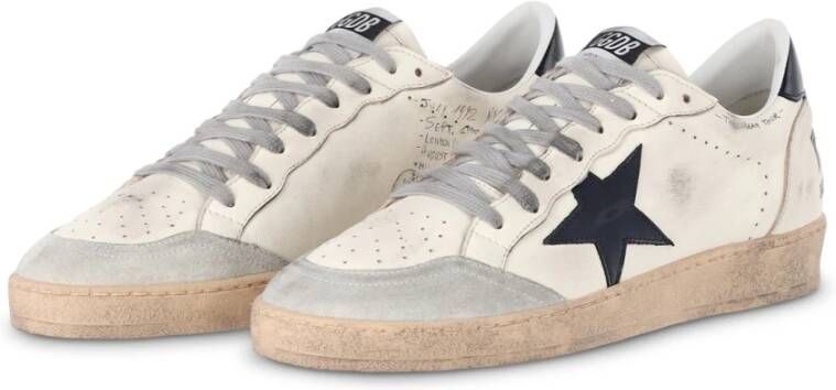 Golden Goose Witte Veterschoenen met Leren Binnenzool White Heren