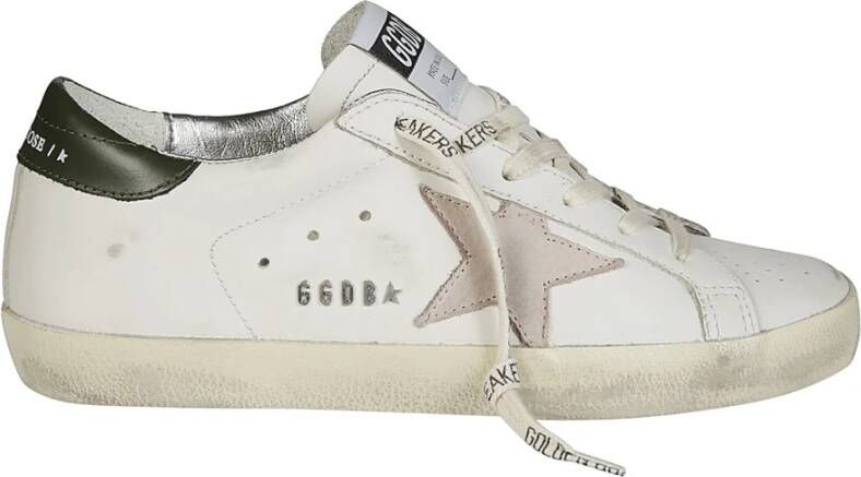 Golden Goose Sterren Hiel Leren Sneakers White Dames